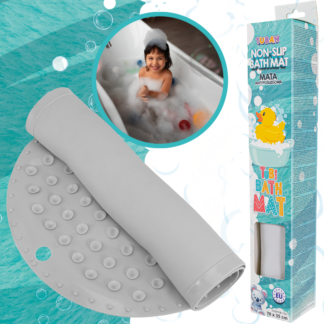 TUBAN Mata kąpielowa antypoślizgowa Szara