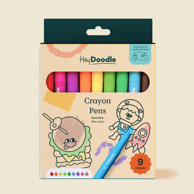 HeyDoodle Kredki do Silikonowej Maty