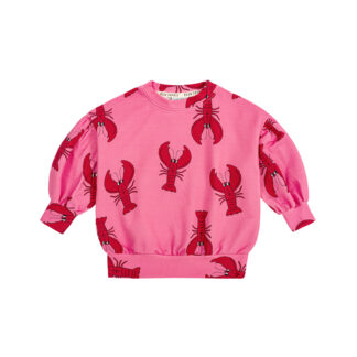 Dear Sophie Homar różowy Bluza bufiasta