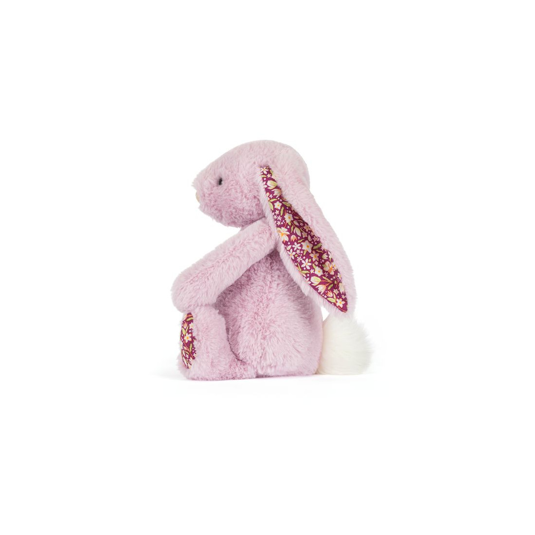 Jellycat Króliczek LUX Liliowy z Kwiecistymi Uszami 31 cm - obrazek 3