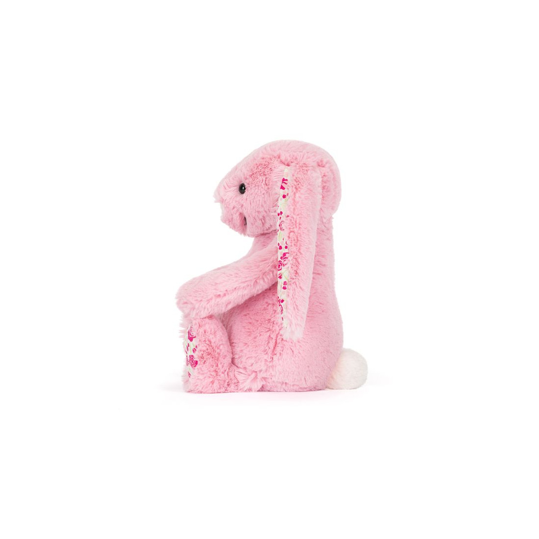 Jellycat Króliczek LUX Różowy z Kwiecistymi Uszami 31 cm - obrazek 4