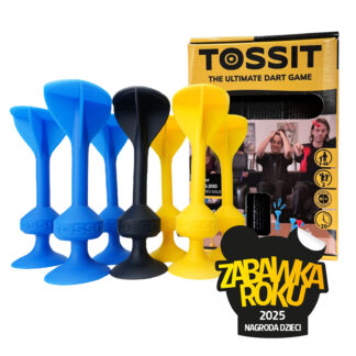 TOSSIT Zestaw startowy | Gra w rzutki z silikonowymi przyssawkami