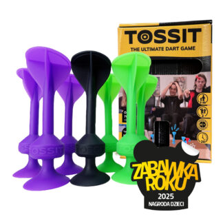 TOSSIT Zestaw startowy | Gra w rzutki z silikonowymi przyssawkami