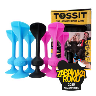 TOSSIT Zestaw startowy | Gra w rzutki z silikonowymi przyssawkami