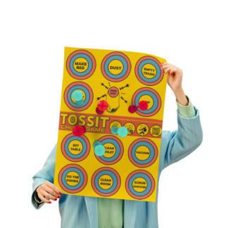 TOSSIT Tarcza - Gra w obowiązki & Cornhole