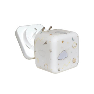Cloud B Przenośna lampka nocna Cube B™ – świecąca kostka - Kosmos