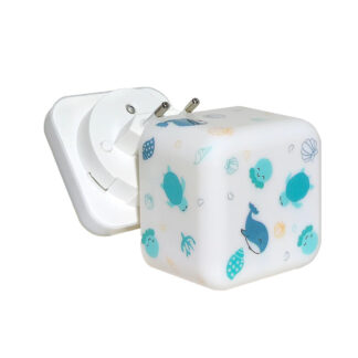 Cloud B Przenośna lampka nocna Cube B™ – świecąca kostka - Ocean