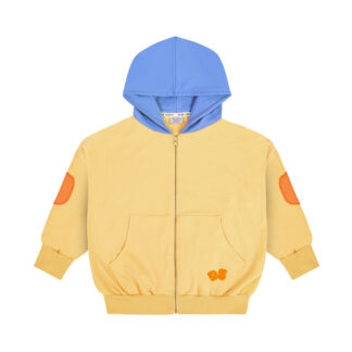 DEAR SOPHIE Basic żółty bluza z kapturem