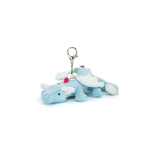 Jellycat Breloczek Smok Błękitny 22 cm