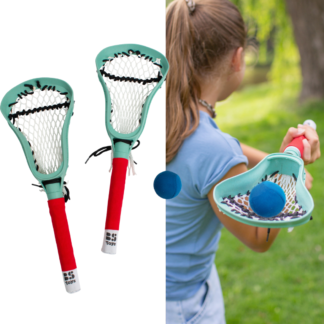 BS Toys Zestaw rakietek z miękką piłką do LACROSSE
