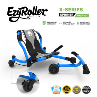 EzyRoller Spinner X Pojazd gokart napędzany nogami z funkcją 360° 4-12 lat