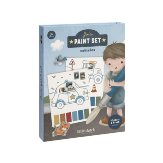 Little Dutch Zestaw kolorowanek wodnych Jim & Friends