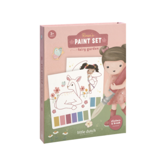 Little Dutch Zestaw kolorowanek wodnych Rosa & Friends