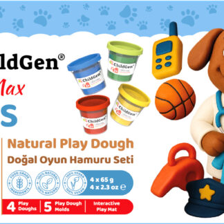 ChildGen PAW PALS Bohater Max zestaw kreatywny 4 ciastoliny, foremki, mata Zawody - Praca