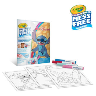 Crayola Kolorowanka dla dzieci i 4 niebrudzące magiczne flamastry Color Wonder Mess Free Lilo i Stitch