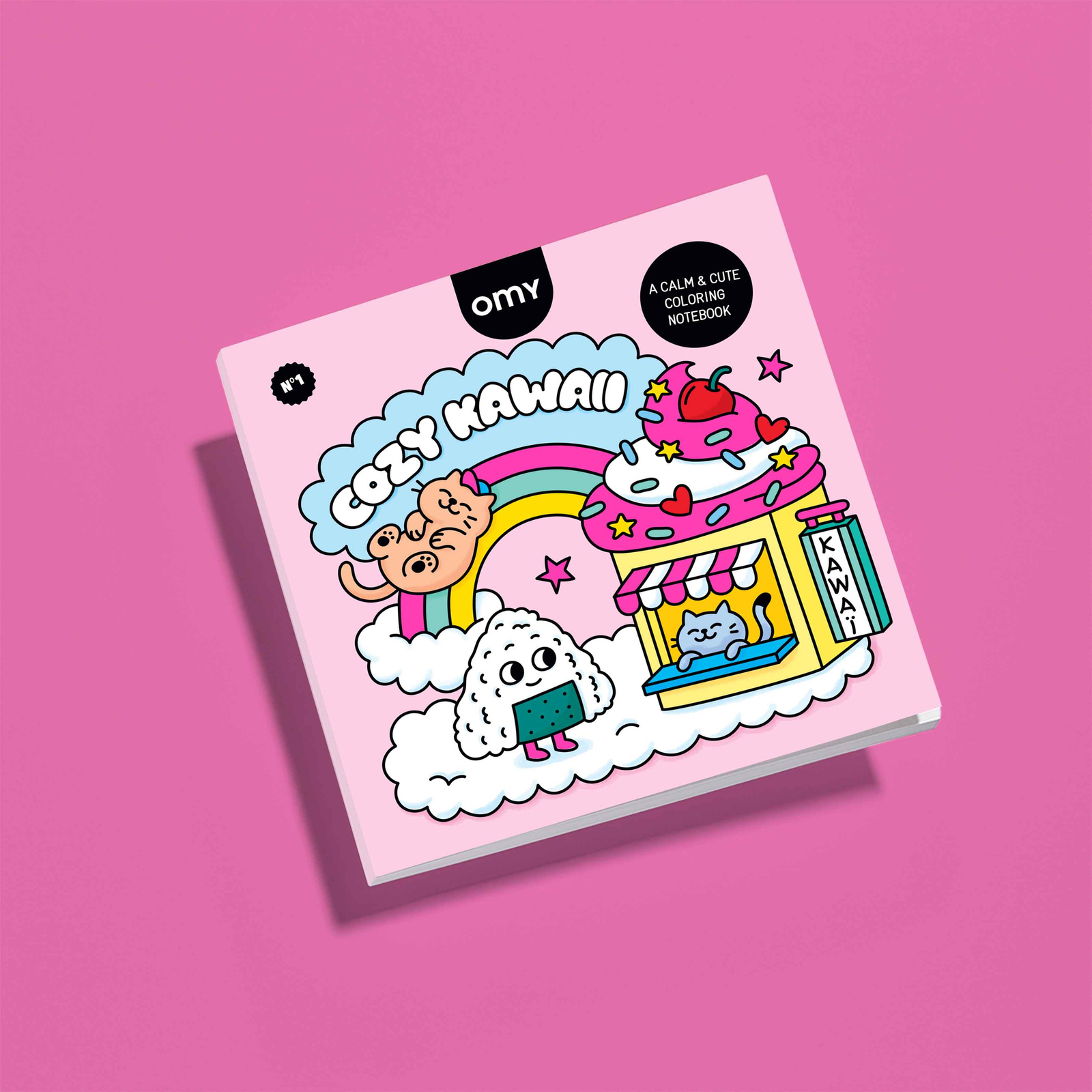 OMY Kolorowanka Cozy art KAWAII