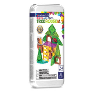 MAGNA-TILES® Klocki Magnetyczne microMAGS Treehouse Travel 24 elementy