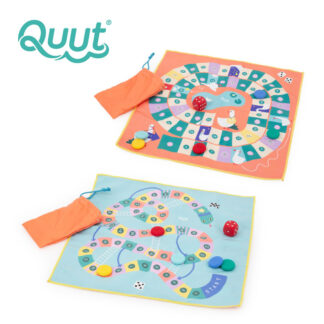 QUUT Podróżny zestaw gier 2w1 Węże i Drabiny oraz Gra w Gęsi wodoodporny Travel Game