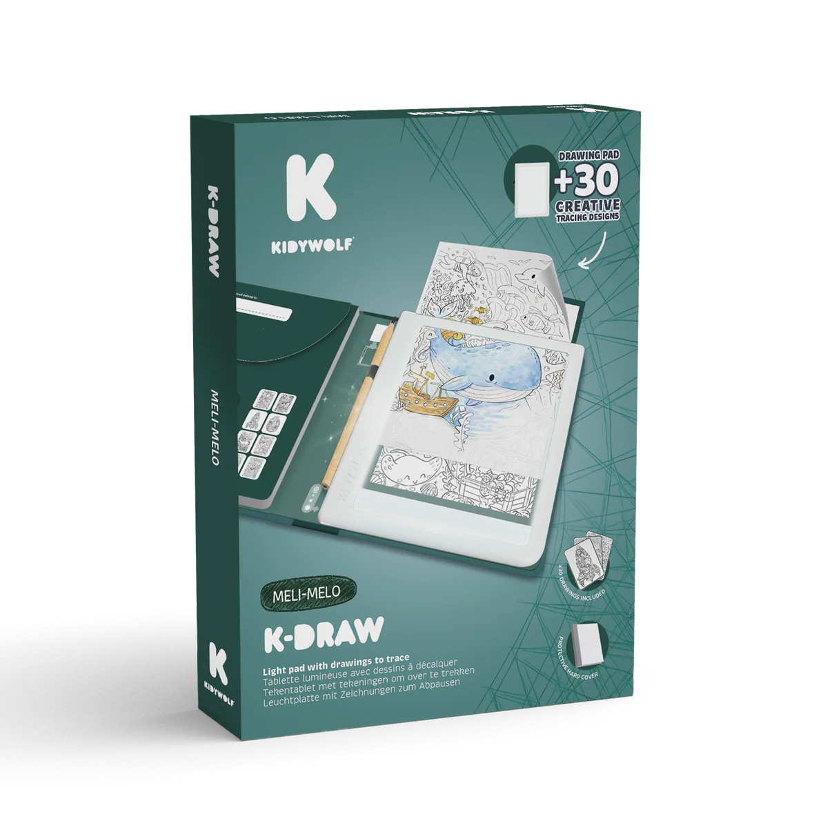 Kidywolf K-DRAW PAD Podświetlany tablet - obrazek 2