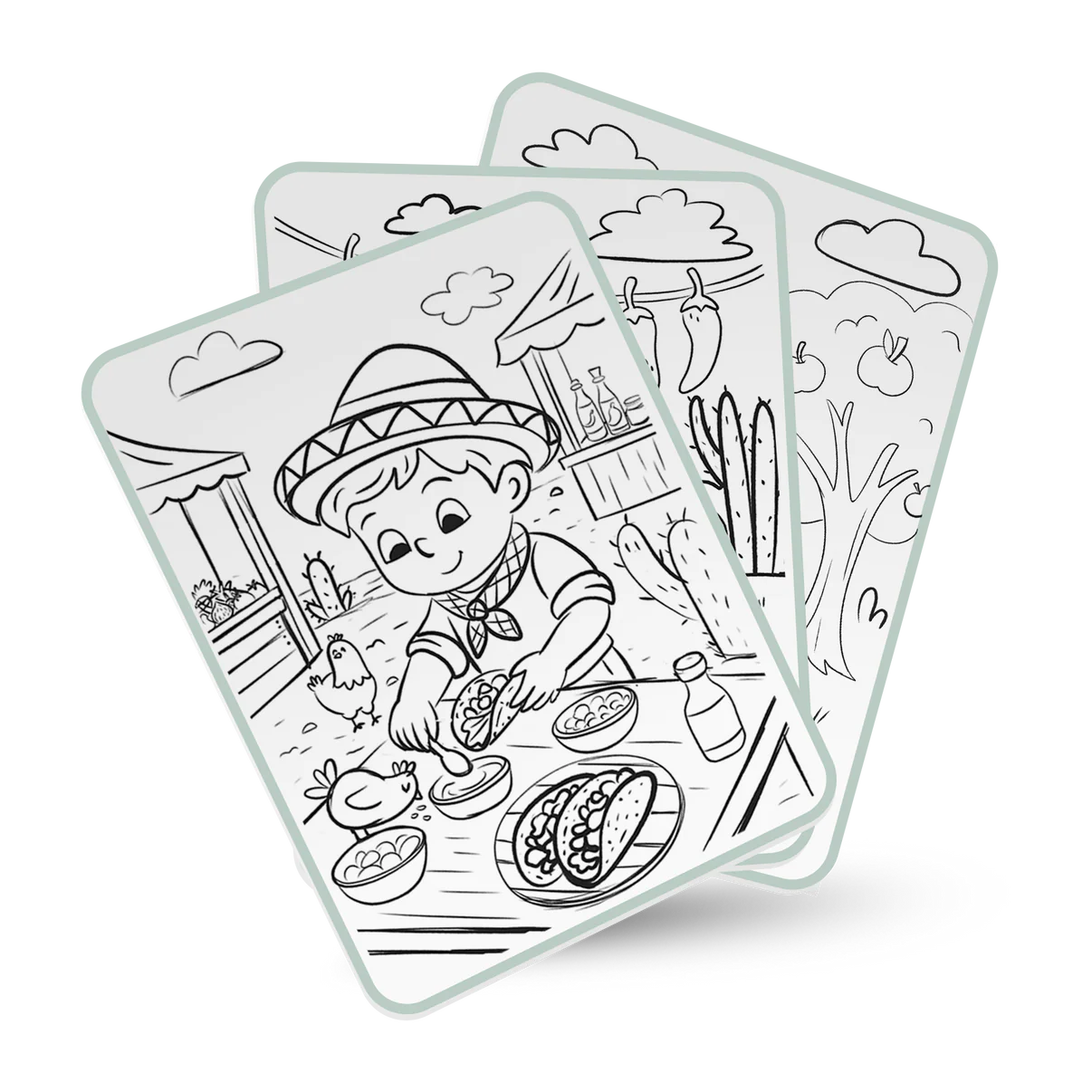 Kidywolf KIDYDRAW PAD Podświetlany tablet Jedzenie - obrazek 2