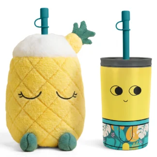 Asobu Butelka termiczna w pluszowym etui Fuzzie – Pip 360 ml