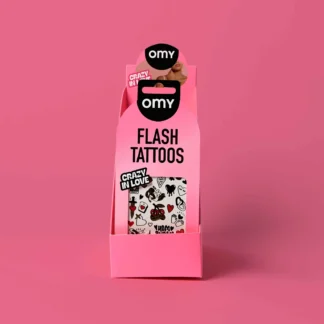 OMY Zmywalne tatuaże 46 sztuk - Miłość