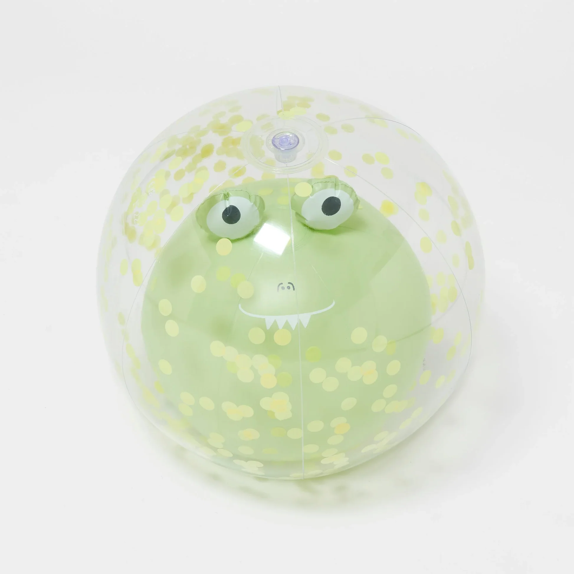 Sunny Life Nadmuchiwana piłka plażowa 3D – Cookie the Croc Light Khaki