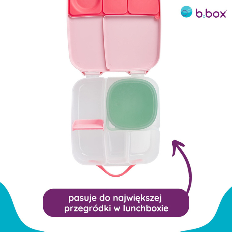 B.box Silikonowy pojemnik z pokrywką do lunchboxa Forest - obrazek 7