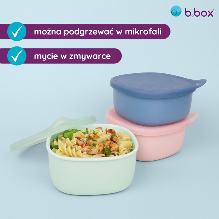 B.box Silikonowy pojemnik z pokrywką do lunchboxa Forest - obrazek 6