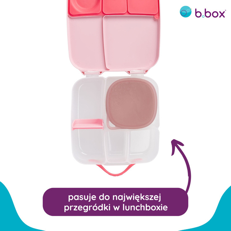 B.box Silikonowy pojemnik z pokrywką do lunchboxa Berry - obrazek 6